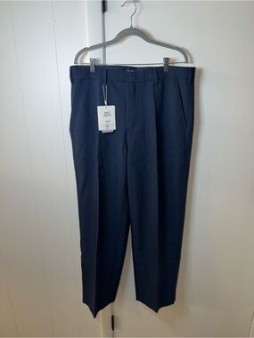 D&F by Ricky Singh Baggy Trousers | Men’s 36x32 | Navy | NWT